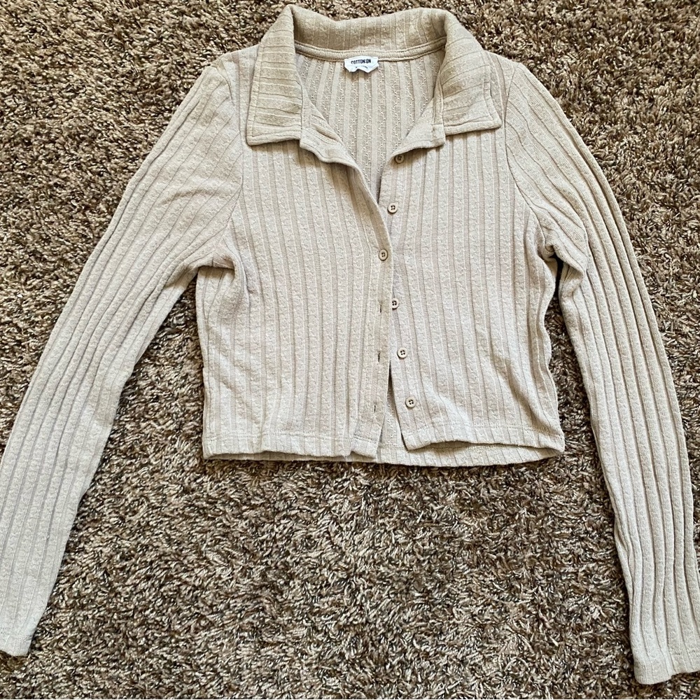 Cotton on brown top